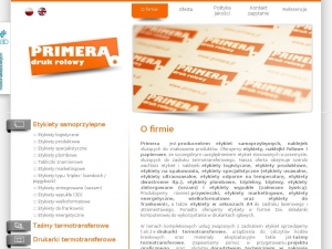 Etykiety samoprzylepne w ofercie firmy PRIMERA